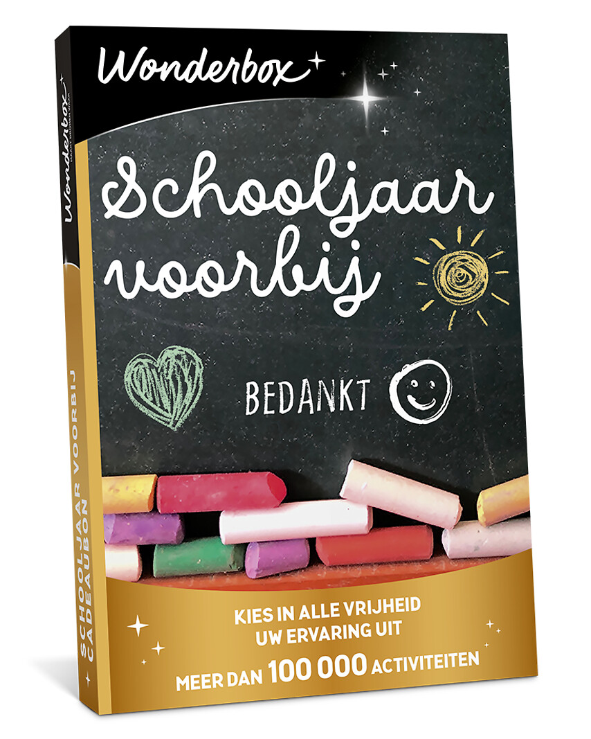 Schooljaar voorbij - Cadeaubon