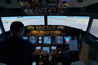 Simulateur de vol en Boeing 737 pour 3 au Flanders flight training center à Audenarde (Flandre orientale)