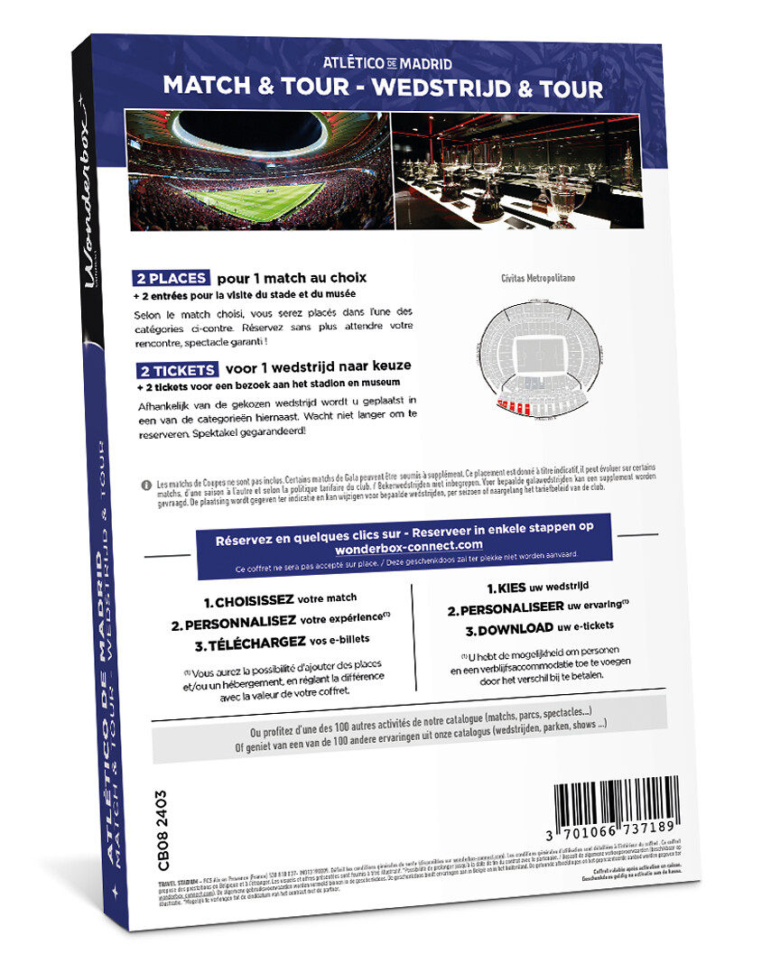 Atlético de Madrid - 2 tickets