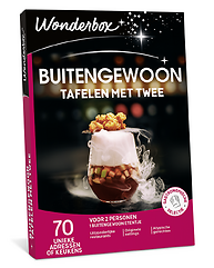 Buitengewoon tafelen met twee