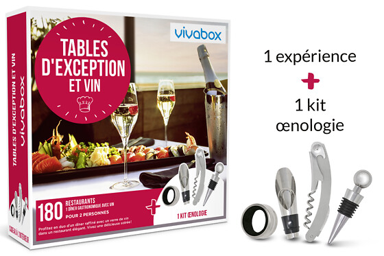 Tables d'exception et vin