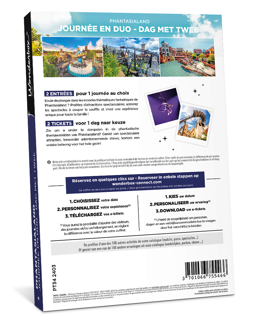 Phantasialand - 2 billets
