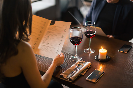 Tables d'exception et vin
