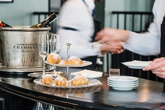 Petit déjeuner de luxe